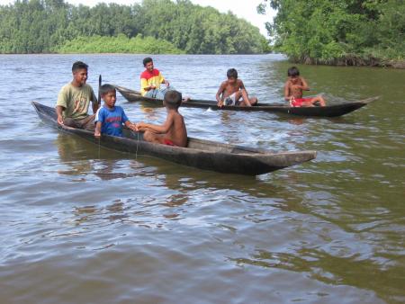 Indiens Warao en pleine peche