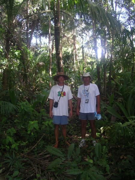 Pose dans la jungle