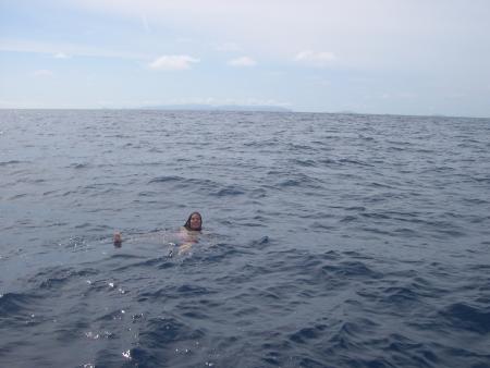 baignade juste avant les Canaries