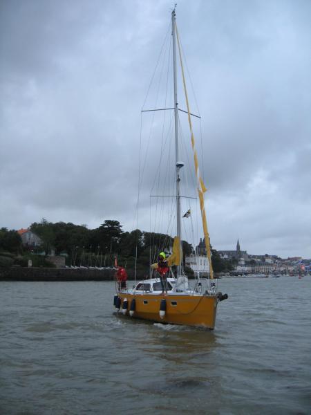 Accostage au ponton